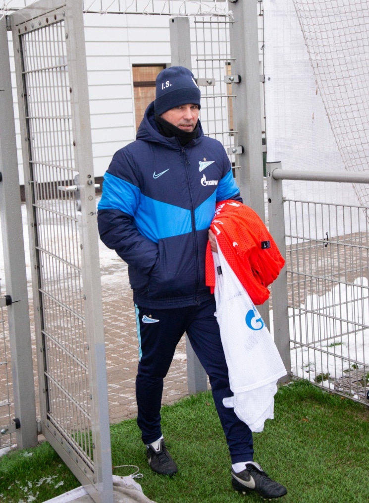 Тренировка «Зенита» перед матчем с «Динамо»