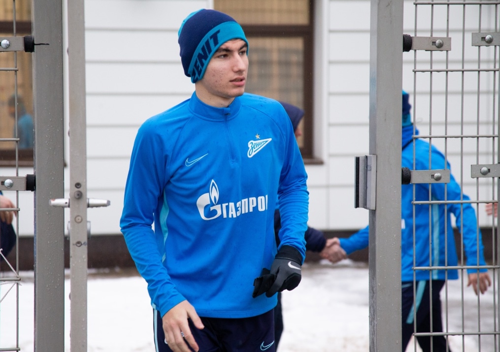 Тренировка «Зенита» перед матчем с «Динамо»