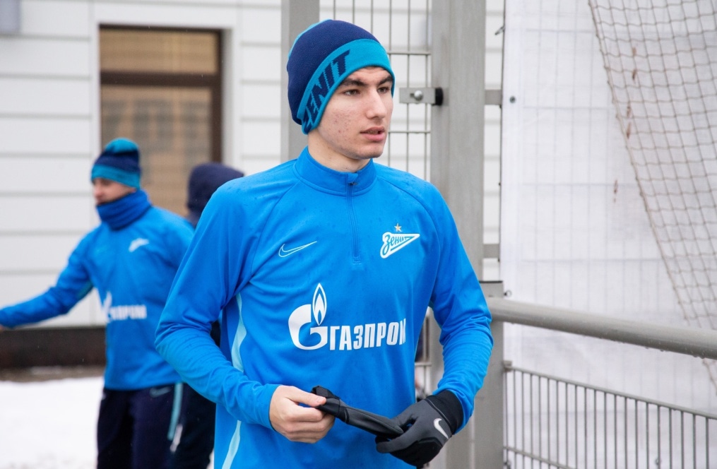 Тренировка «Зенита» перед матчем с «Динамо»