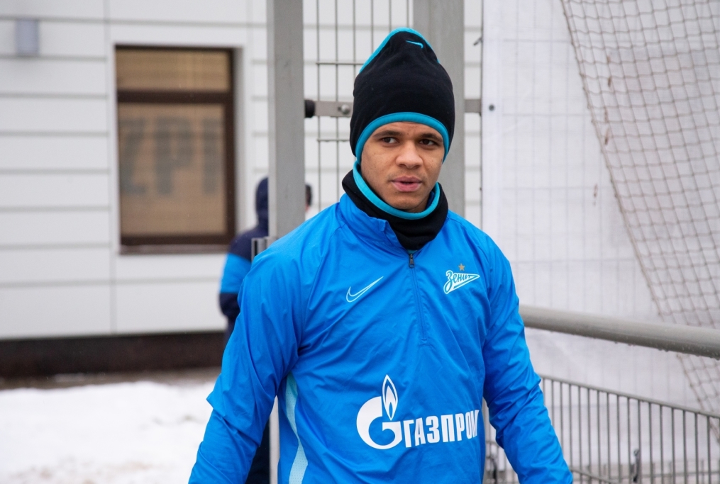 Тренировка «Зенита» перед матчем с «Динамо»