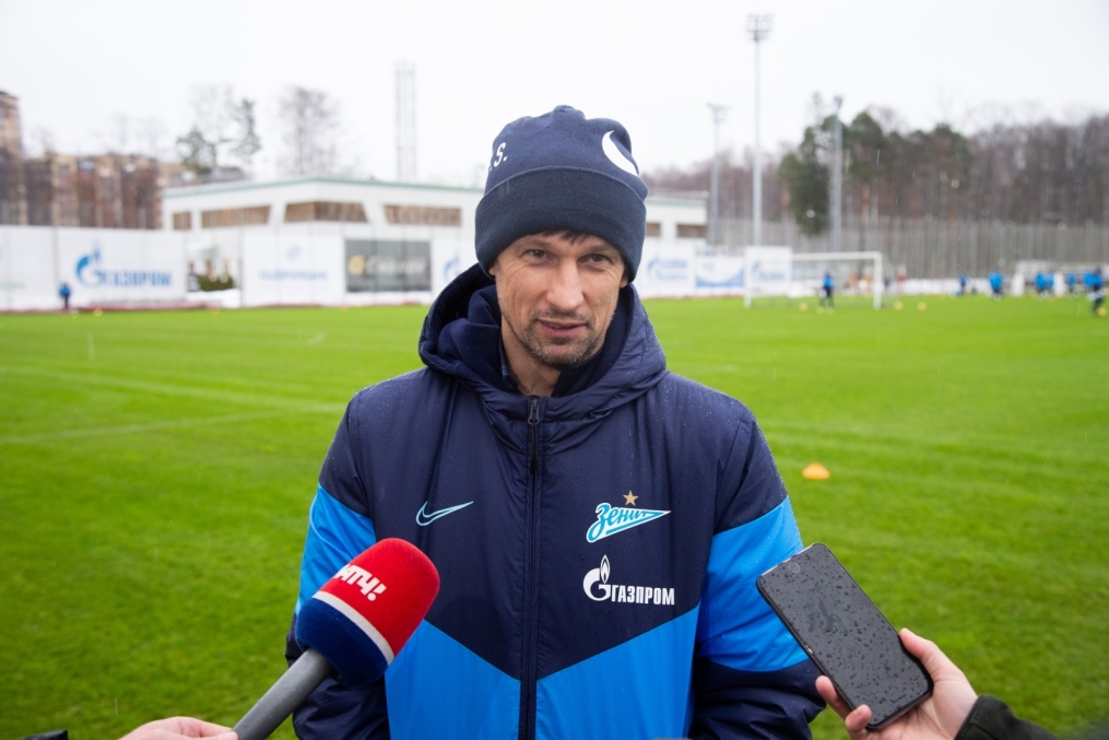 Тренировка «Зенита» перед матчем с «Динамо»