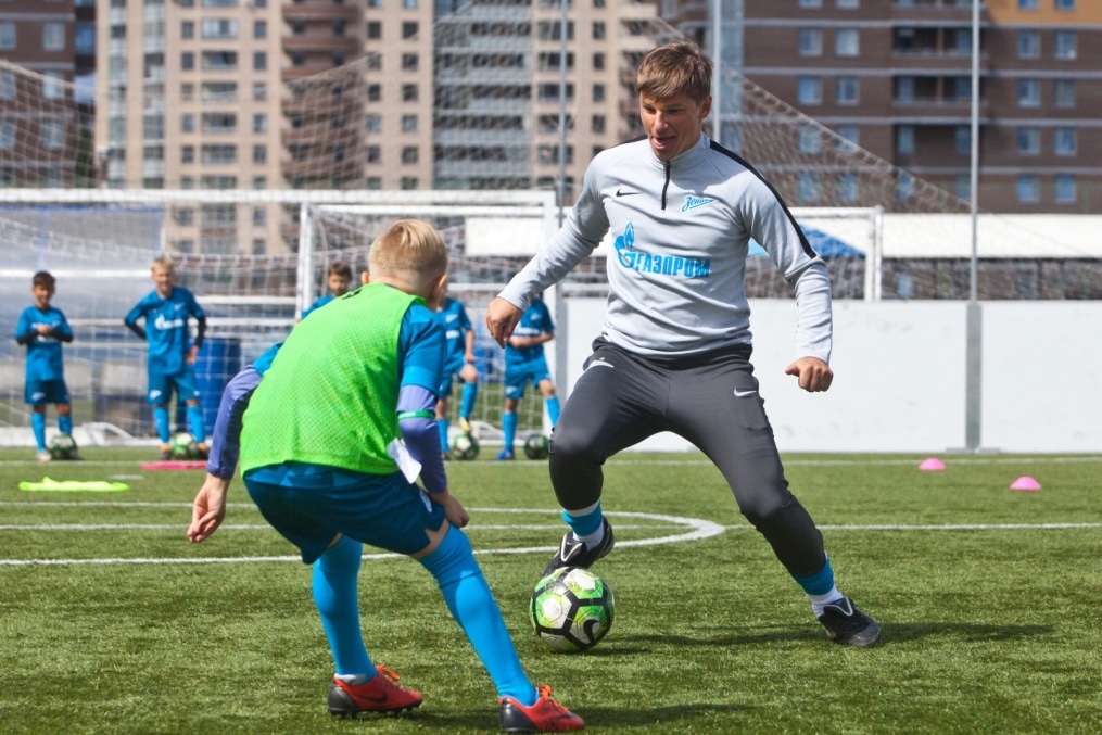 Андрей Аршавин провел тренировку для победителей «Большого фестиваля футбола»
