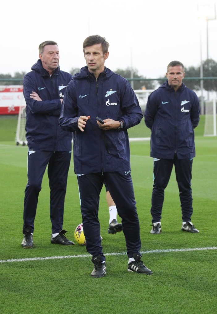 «Газпром»-тренировочные сборы в Катаре: 14 января, вечерняя тренировка