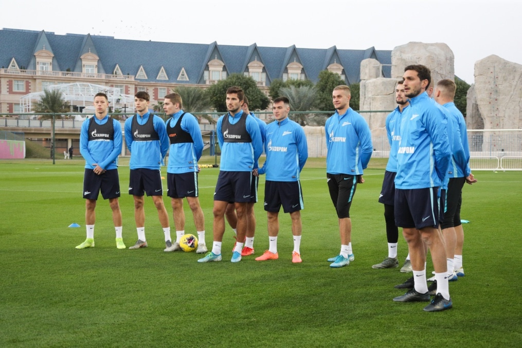 «Газпром»-тренировочные сборы в Катаре: 14 января, вечерняя тренировка