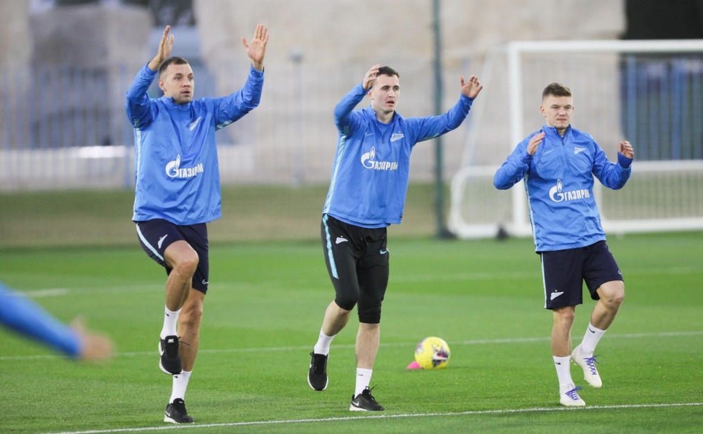 «Газпром»-тренировочные сборы в Катаре: 14 января, вечерняя тренировка