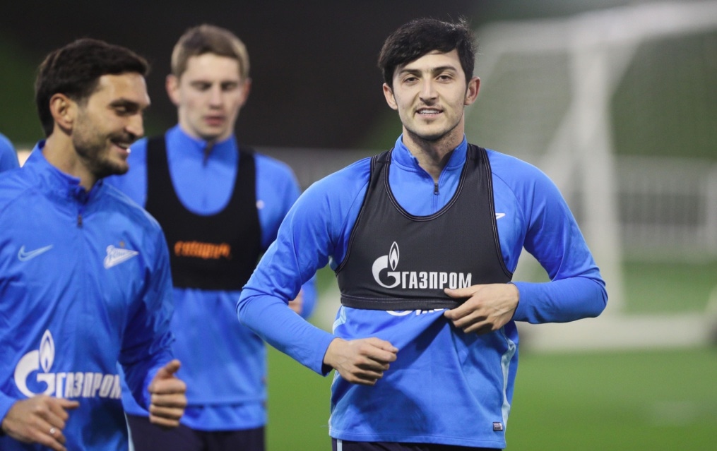 «Газпром»-тренировочные сборы в Катаре: 14 января, вечерняя тренировка
