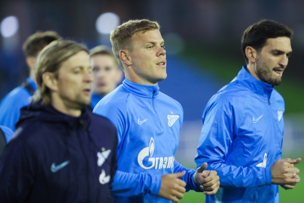 «Газпром»-тренировочные сборы в Катаре: 14 января, вечерняя тренировка