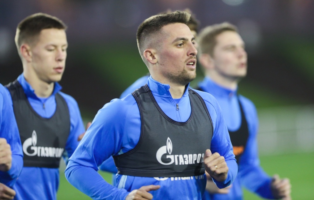 «Газпром»-тренировочные сборы в Катаре: 14 января, вечерняя тренировка