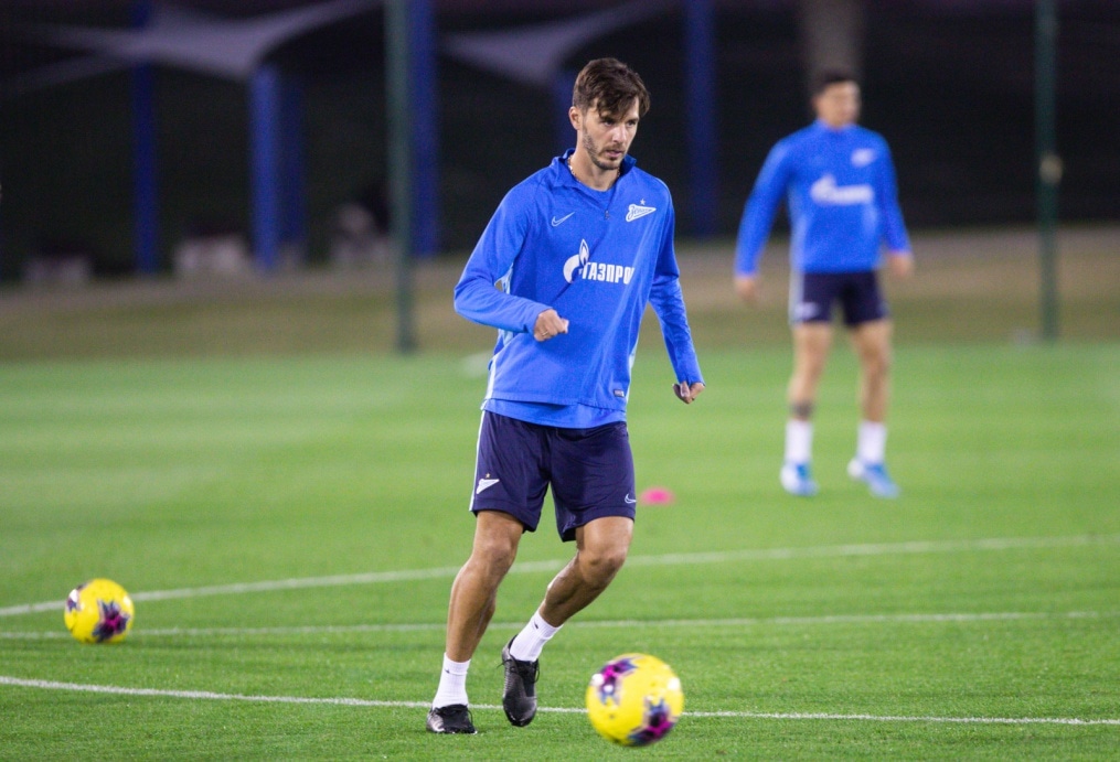 «Газпром»-тренировочные сборы в Катаре: 14 января, вечерняя тренировка