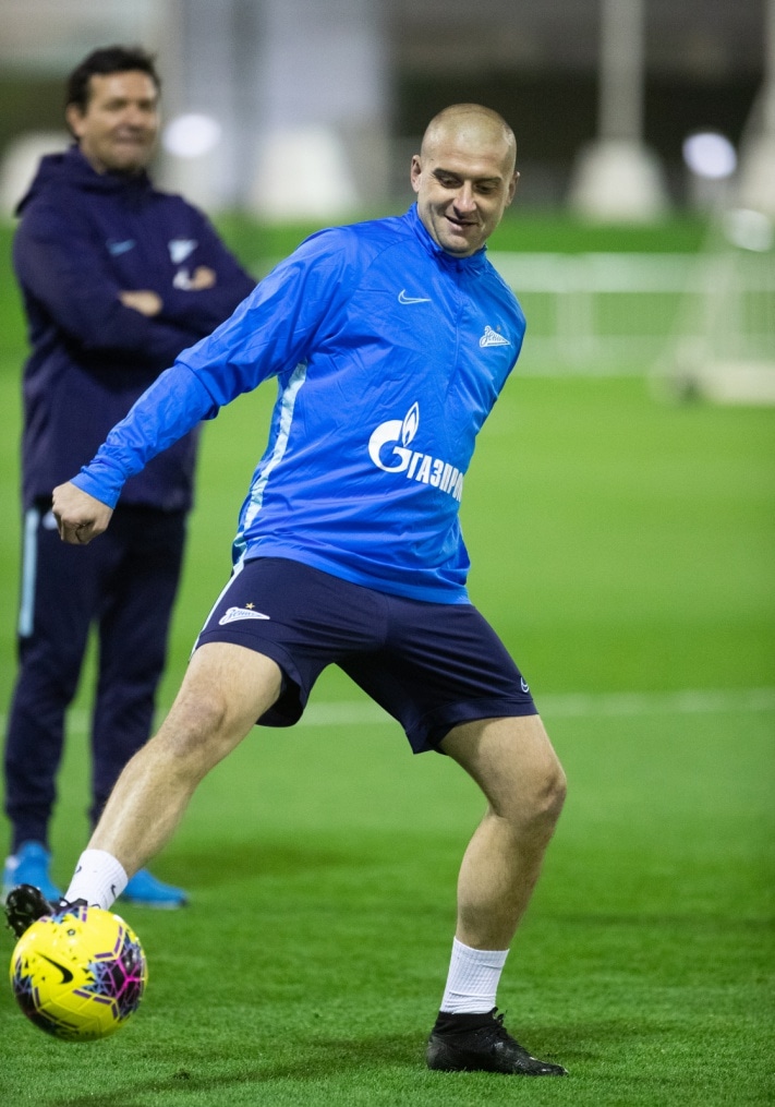 «Газпром»-тренировочные сборы в Катаре: 14 января, вечерняя тренировка