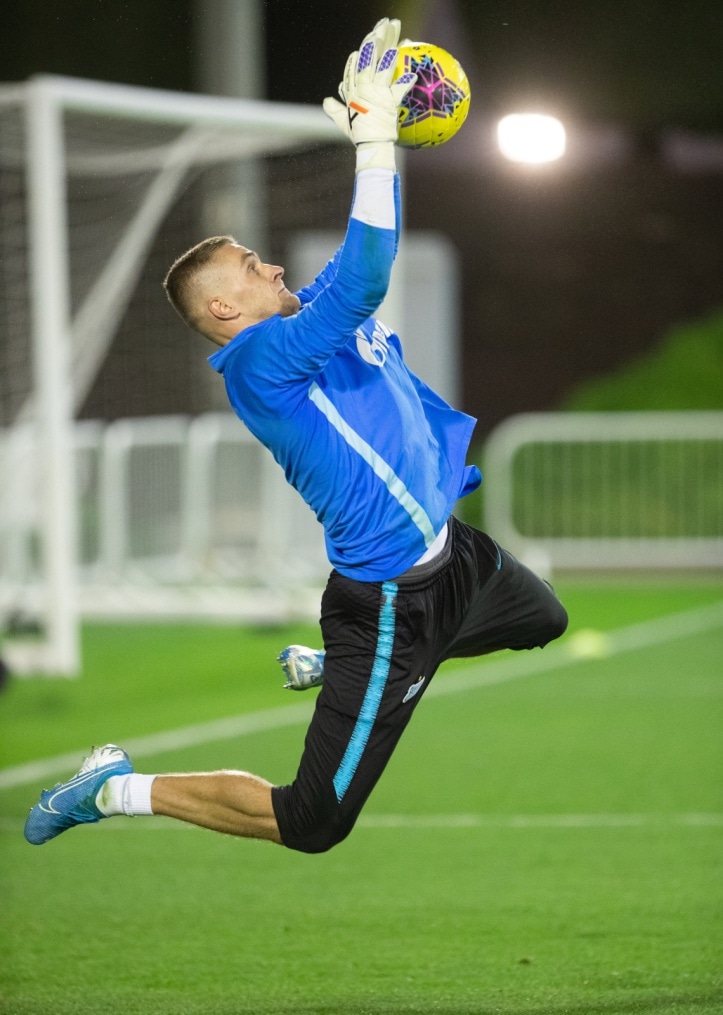 «Газпром»-тренировочные сборы в Катаре: 14 января, вечерняя тренировка