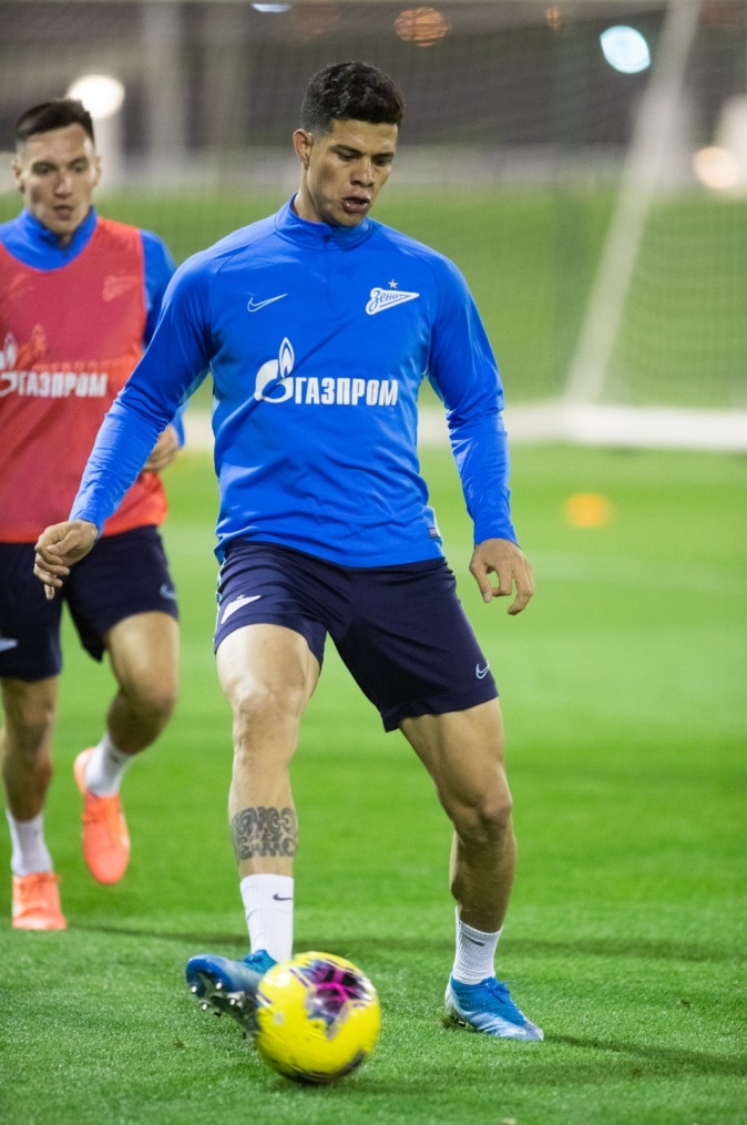 «Газпром»-тренировочные сборы в Катаре: 14 января, вечерняя тренировка