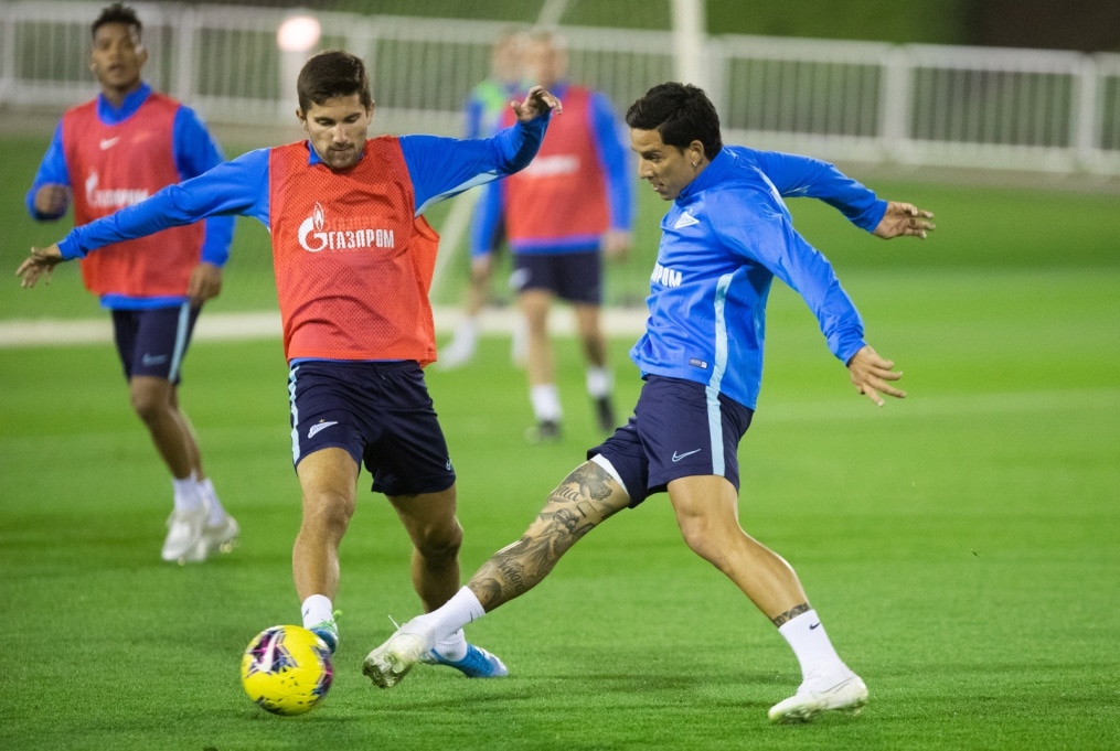 «Газпром»-тренировочные сборы в Катаре: 14 января, вечерняя тренировка