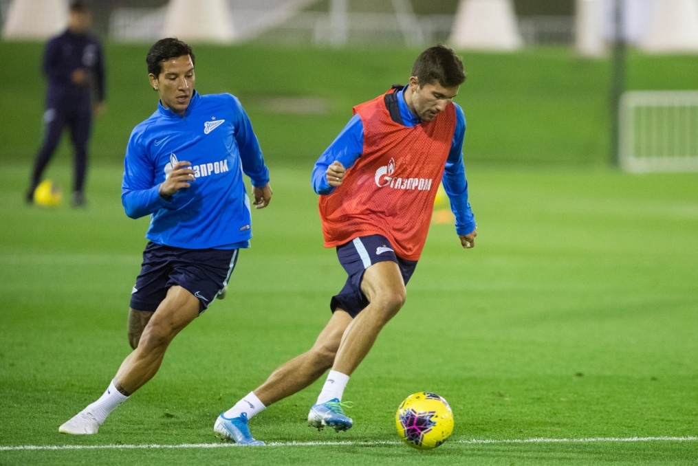 «Газпром»-тренировочные сборы в Катаре: 14 января, вечерняя тренировка