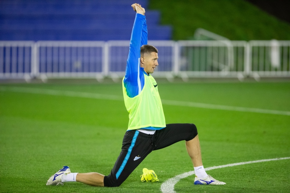 «Газпром»-тренировочные сборы в Катаре: 14 января, вечерняя тренировка