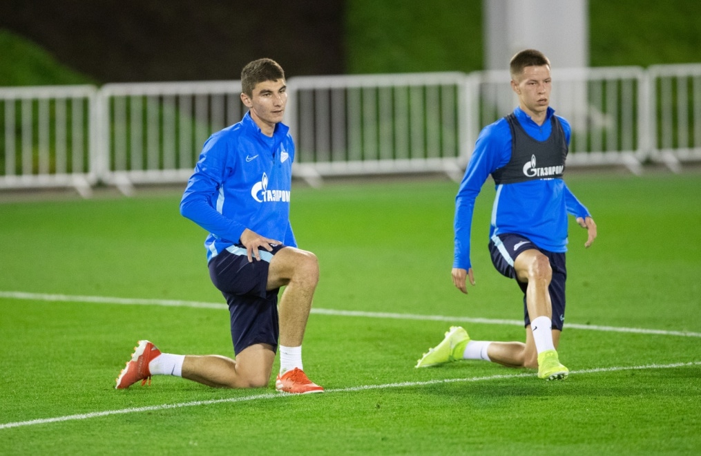 «Газпром»-тренировочные сборы в Катаре: 14 января, вечерняя тренировка