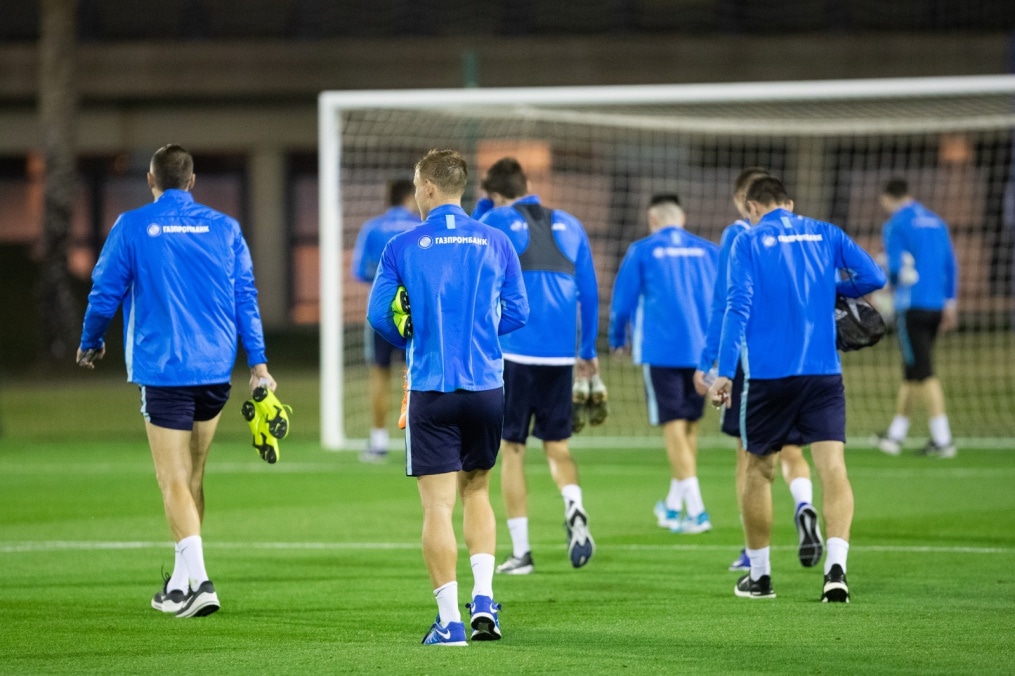 «Газпром»-тренировочные сборы в Катаре: 14 января, вечерняя тренировка