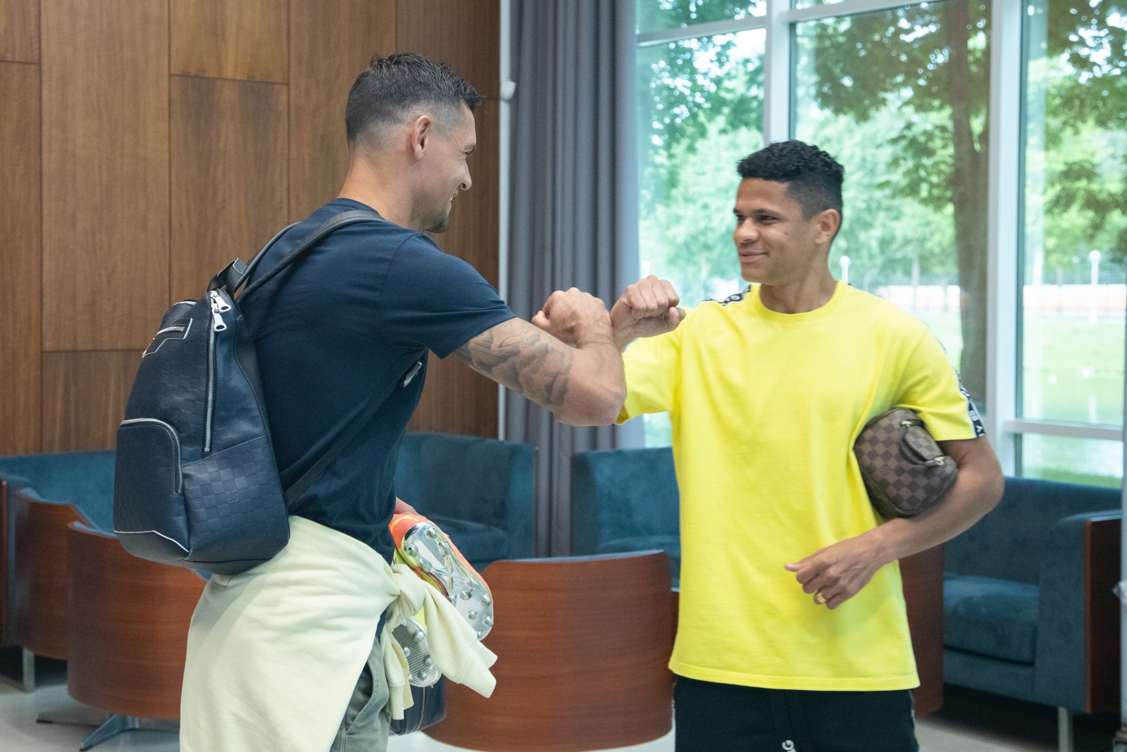 Первый день Деяна Ловрена в «Газпром»-тренировочном центре