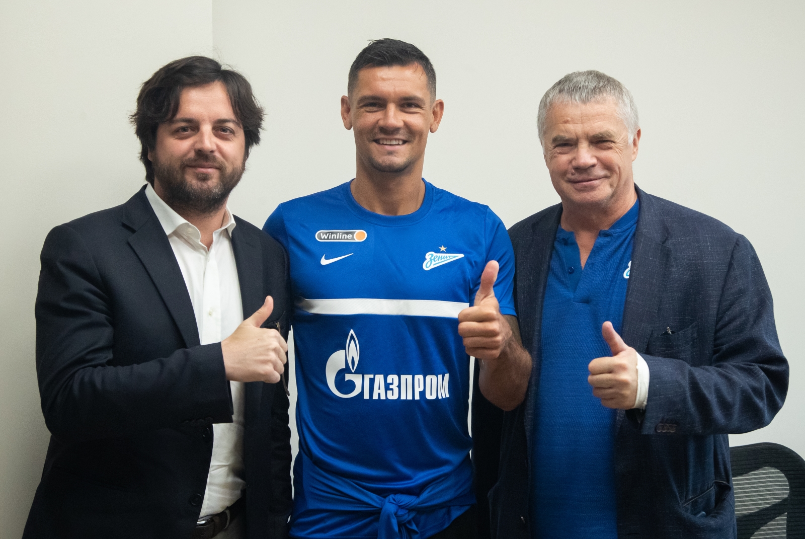 Первый день Деяна Ловрена в «Газпром»-тренировочном центре