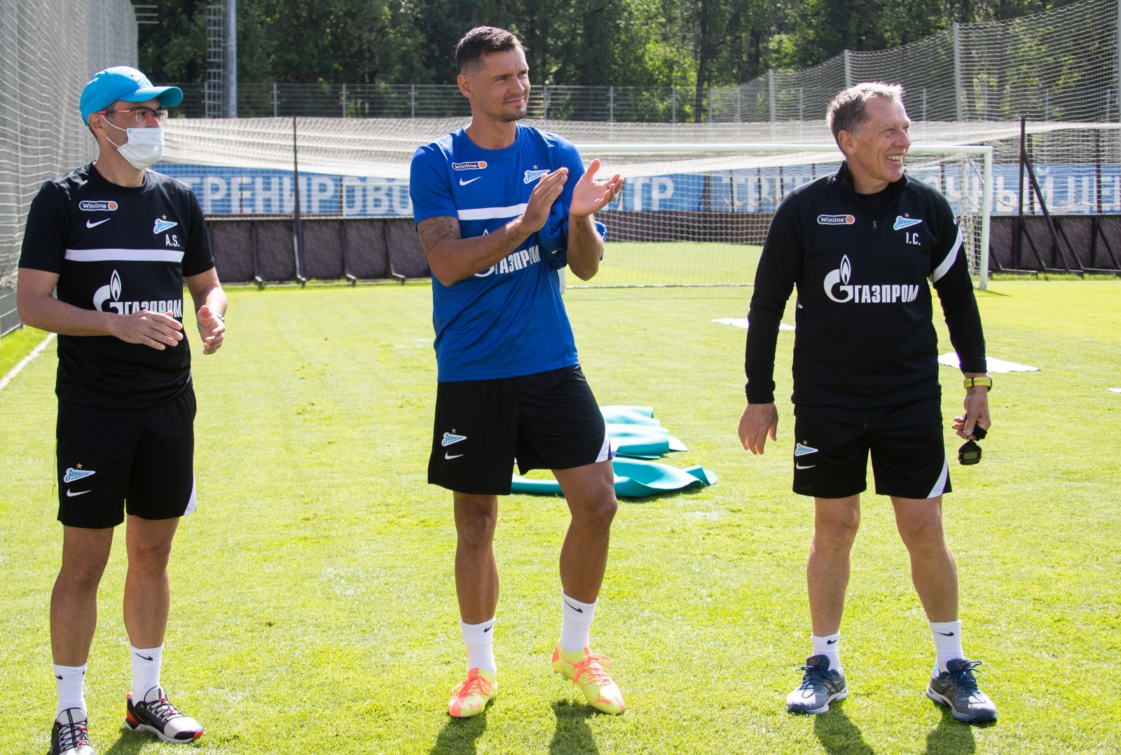 Первый день Деяна Ловрена в «Газпром»-тренировочном центре