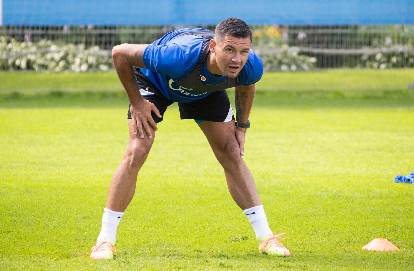 Первый день Деяна Ловрена в «Газпром»-тренировочном центре