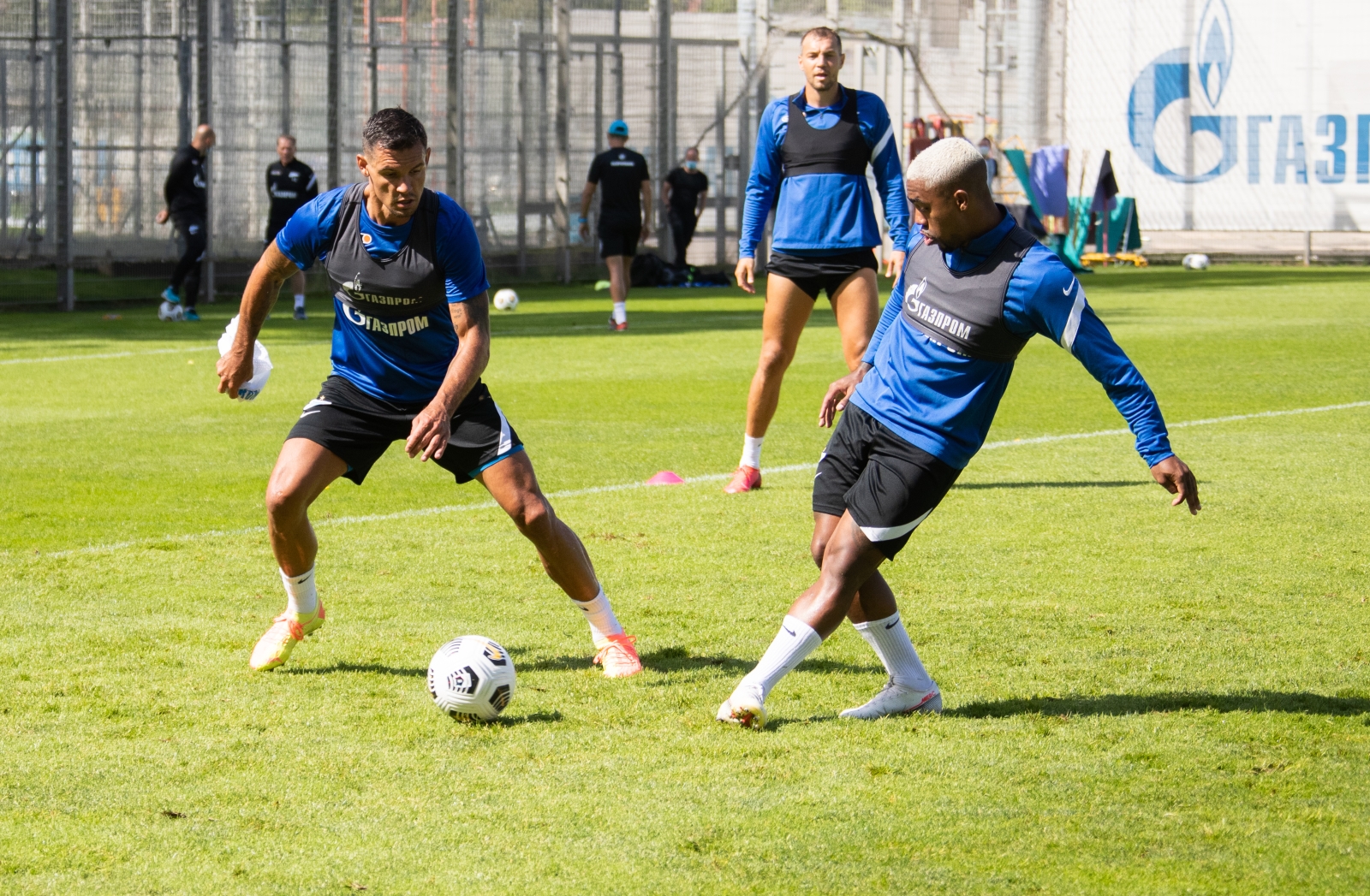 Первый день Деяна Ловрена в «Газпром»-тренировочном центре