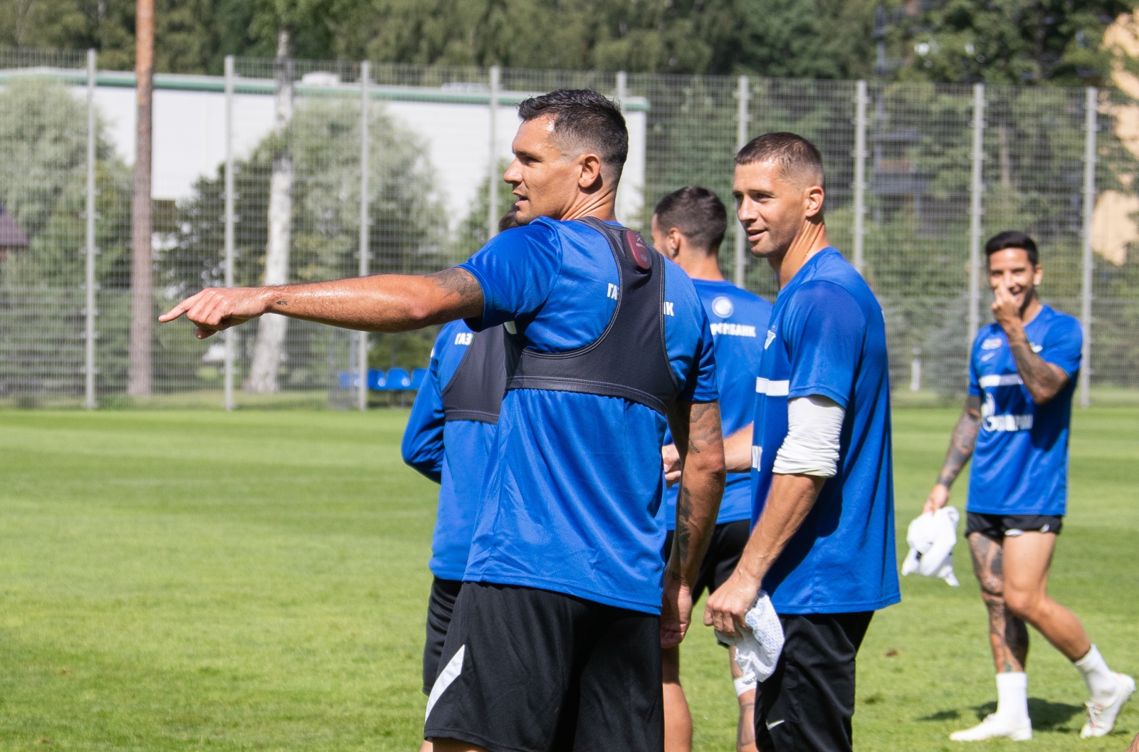 Первый день Деяна Ловрена в «Газпром»-тренировочном центре