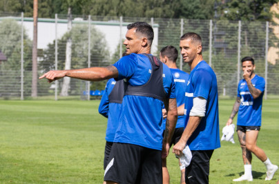 Первый день Деяна Ловрена в «Газпром»-тренировочном центре