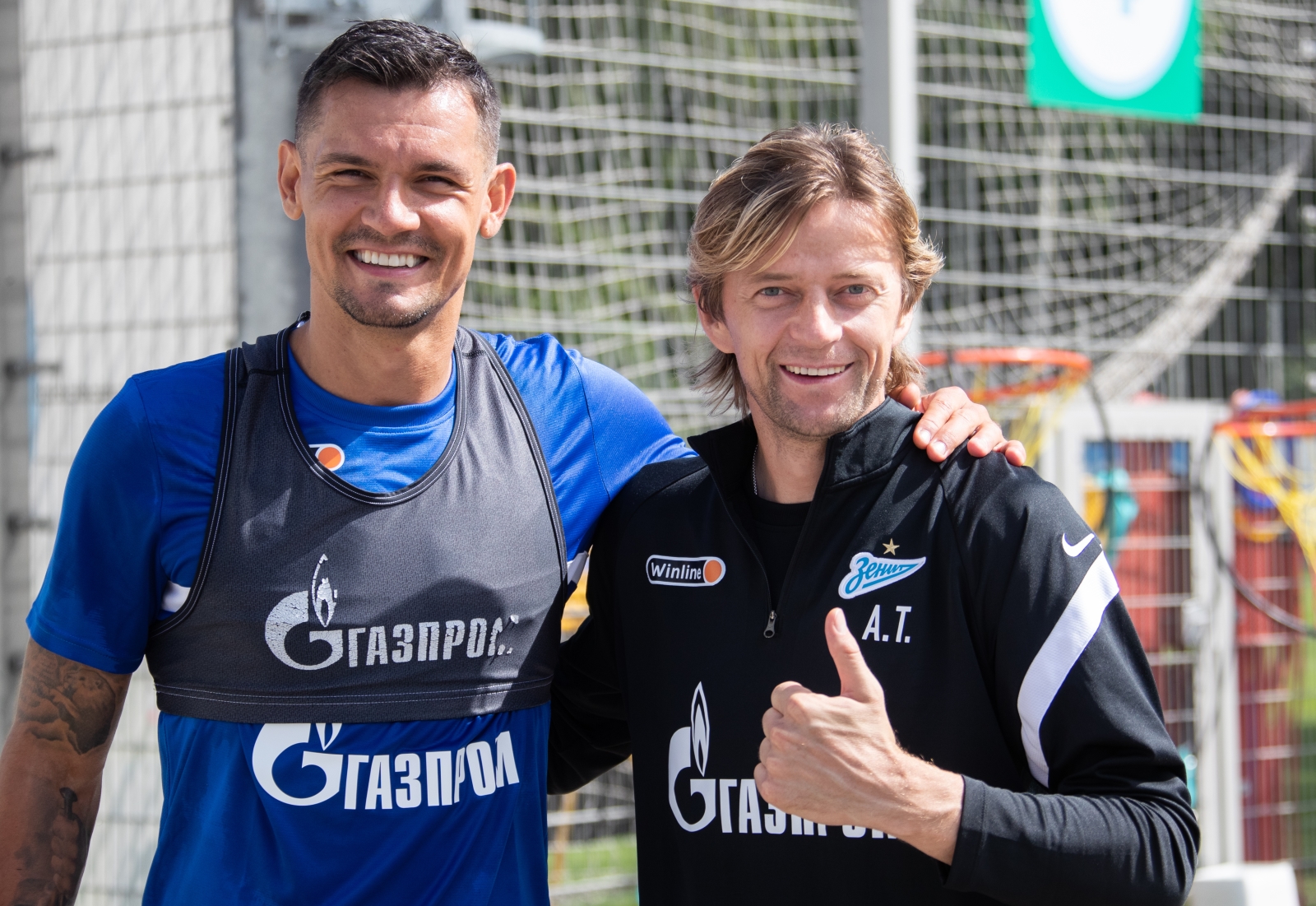 Первый день Деяна Ловрена в «Газпром»-тренировочном центре