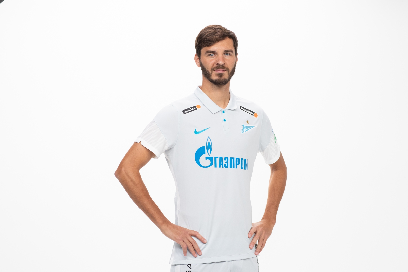 Фотосессия футболистов и тренеров основного состава ФК «Зенит» сезона 2020/21