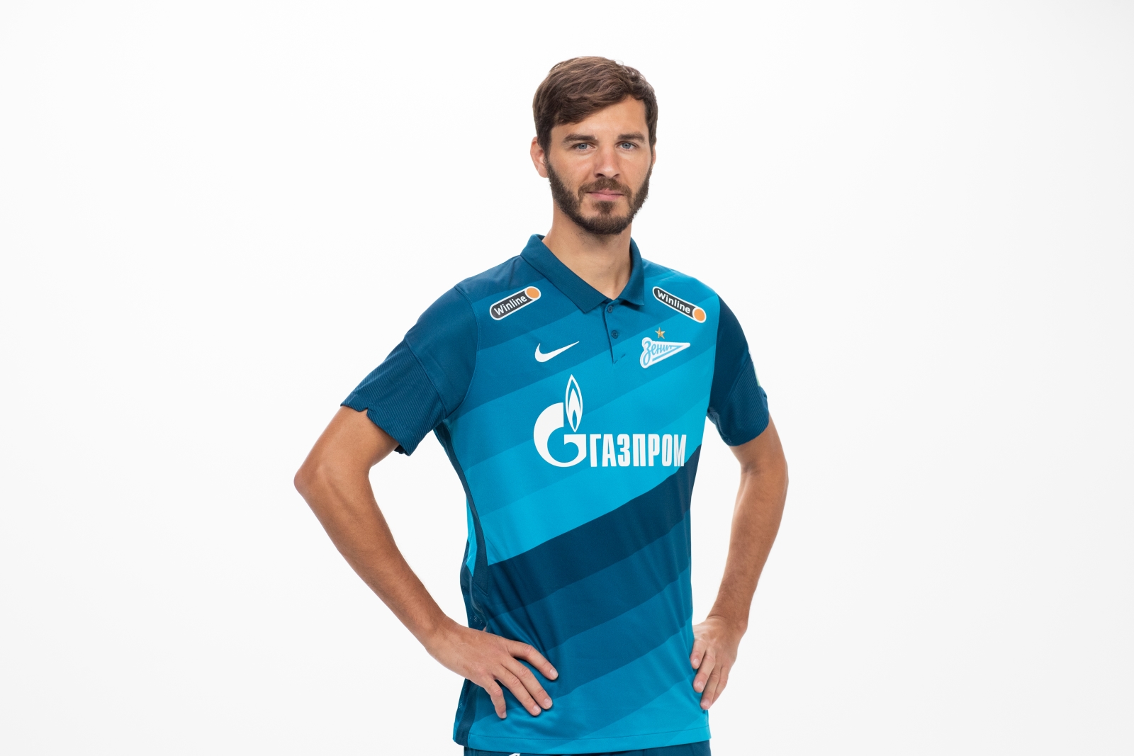 Фотосессия футболистов и тренеров основного состава ФК «Зенит» сезона 2020/21