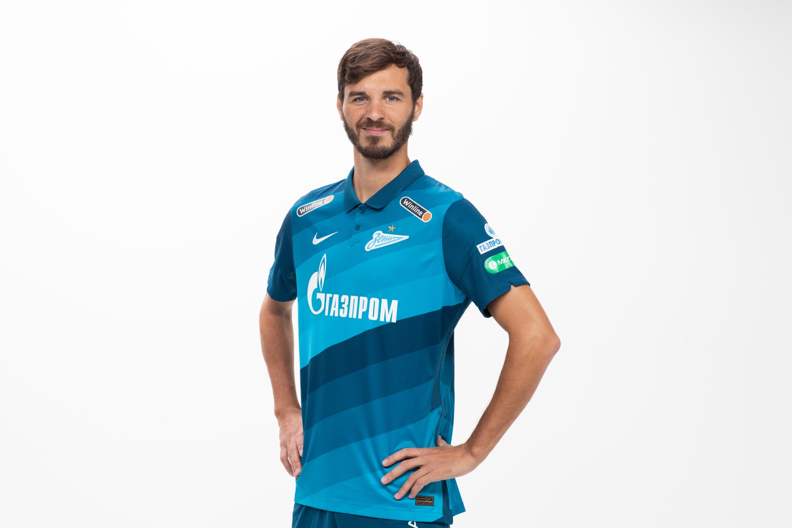 Фотосессия футболистов и тренеров основного состава ФК «Зенит» сезона 2020/21