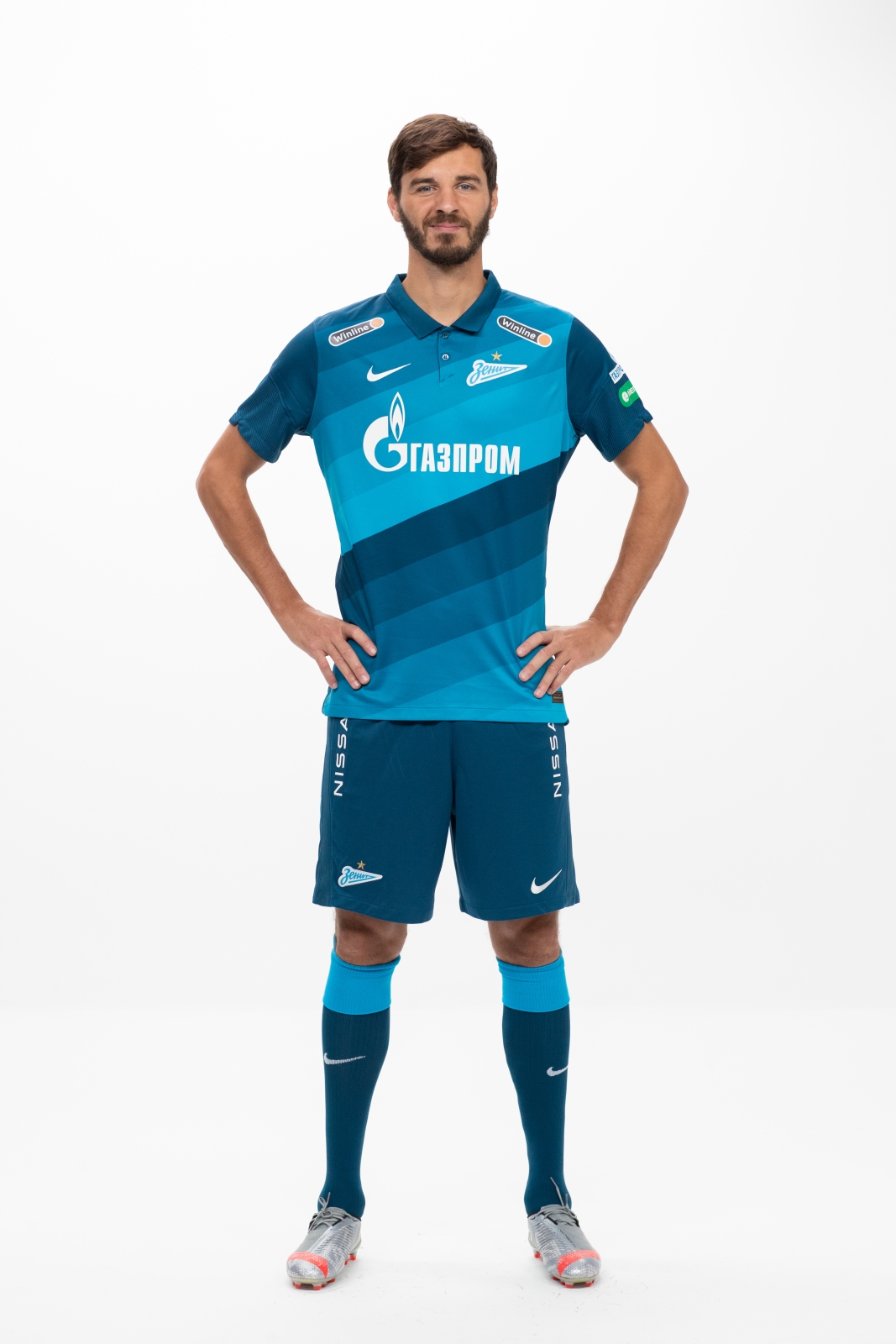 Фотосессия футболистов и тренеров основного состава ФК «Зенит» сезона 2020/21