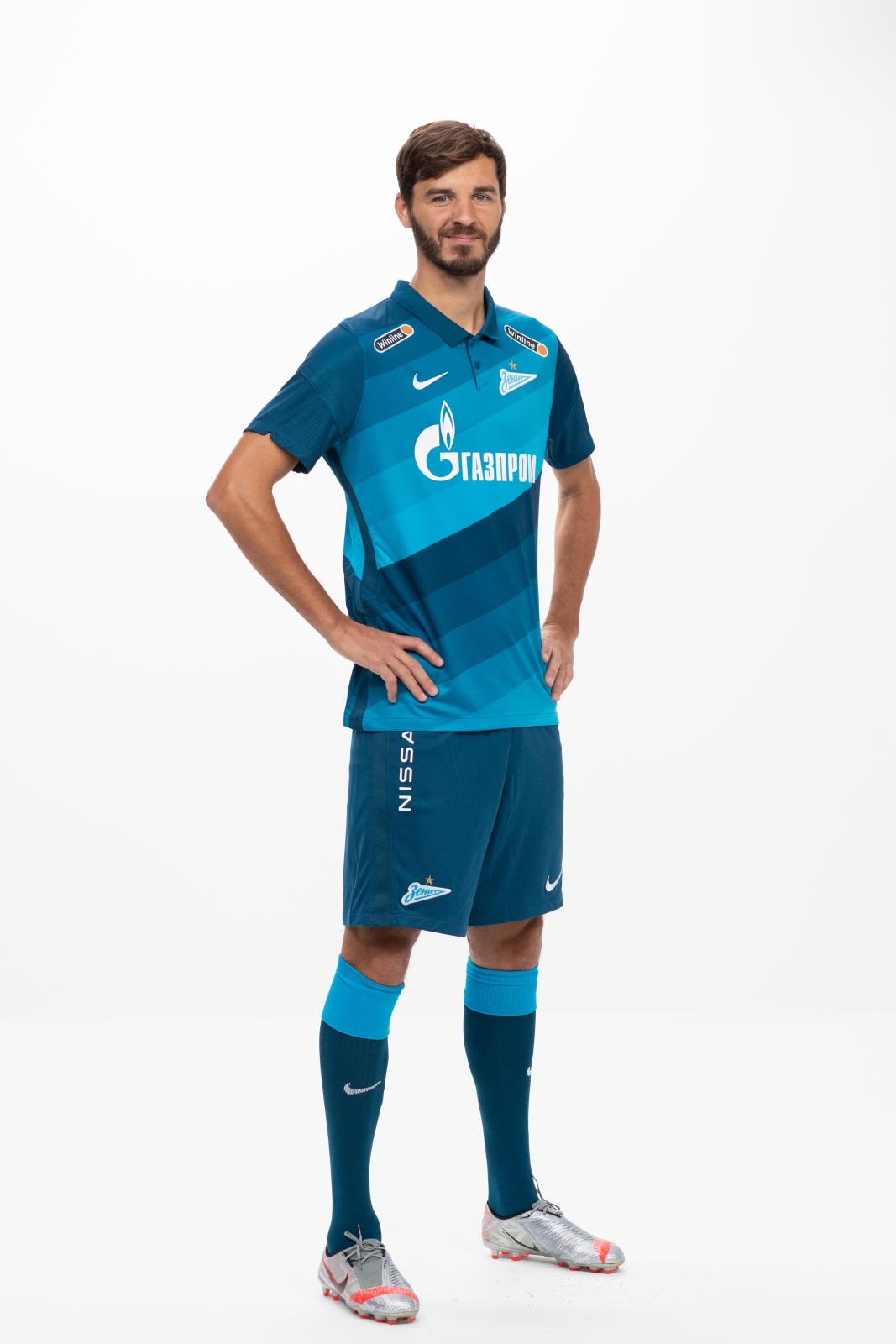 Фотосессия футболистов и тренеров основного состава ФК «Зенит» сезона 2020/21