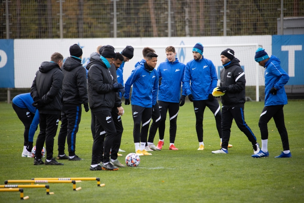 Открытая тренировка «Зенита» перед матчем с «Брюгге»