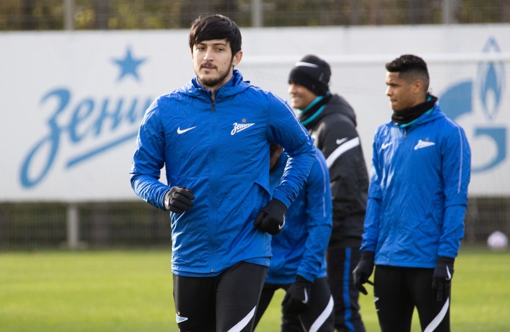 Открытая тренировка «Зенита» перед матчем с «Брюгге»