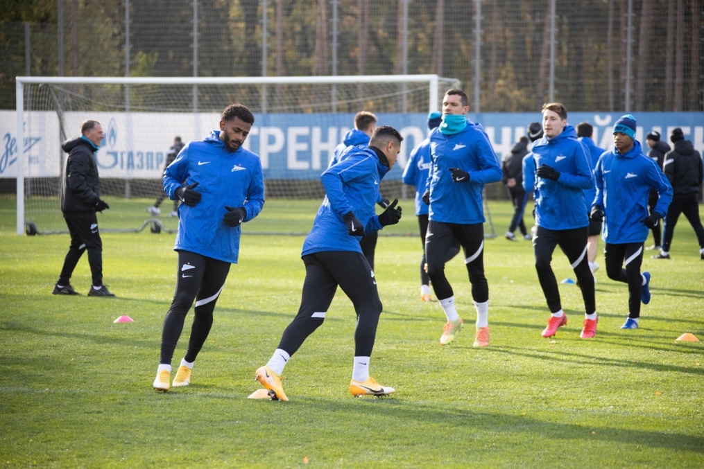 Открытая тренировка «Зенита» перед матчем с «Брюгге»