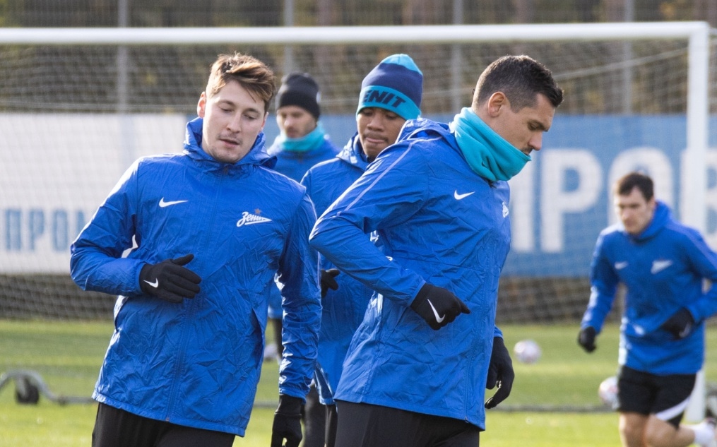 Открытая тренировка «Зенита» перед матчем с «Брюгге»