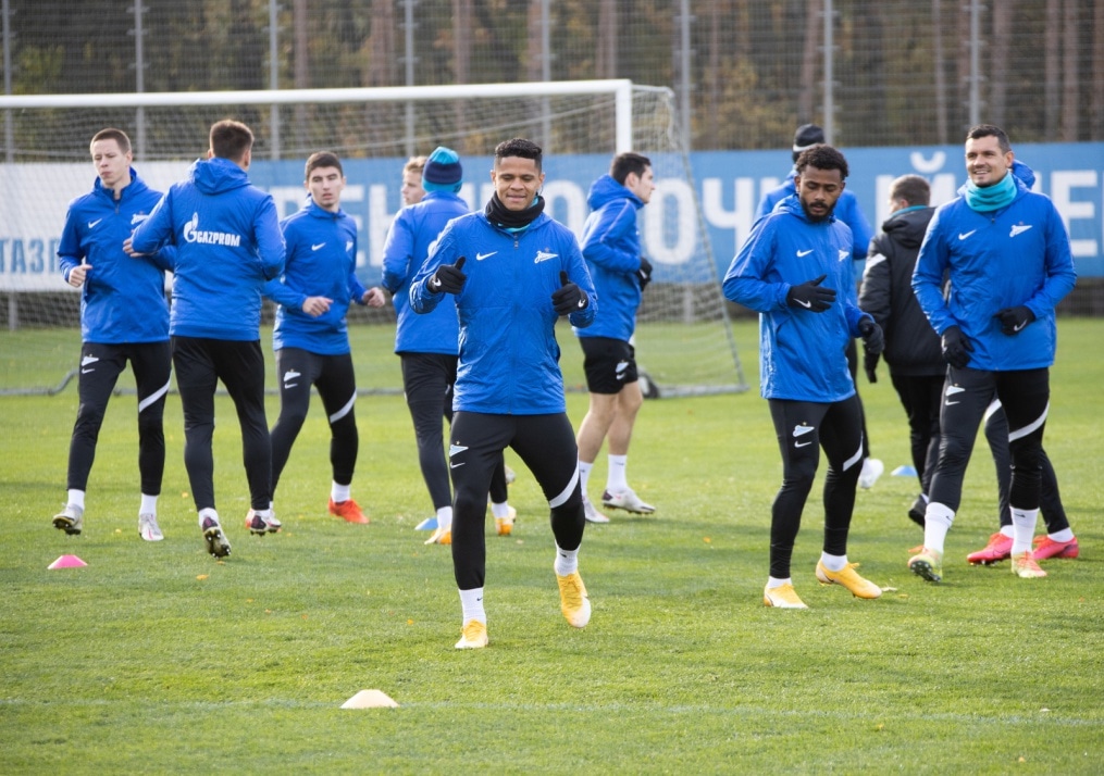 Открытая тренировка «Зенита» перед матчем с «Брюгге»