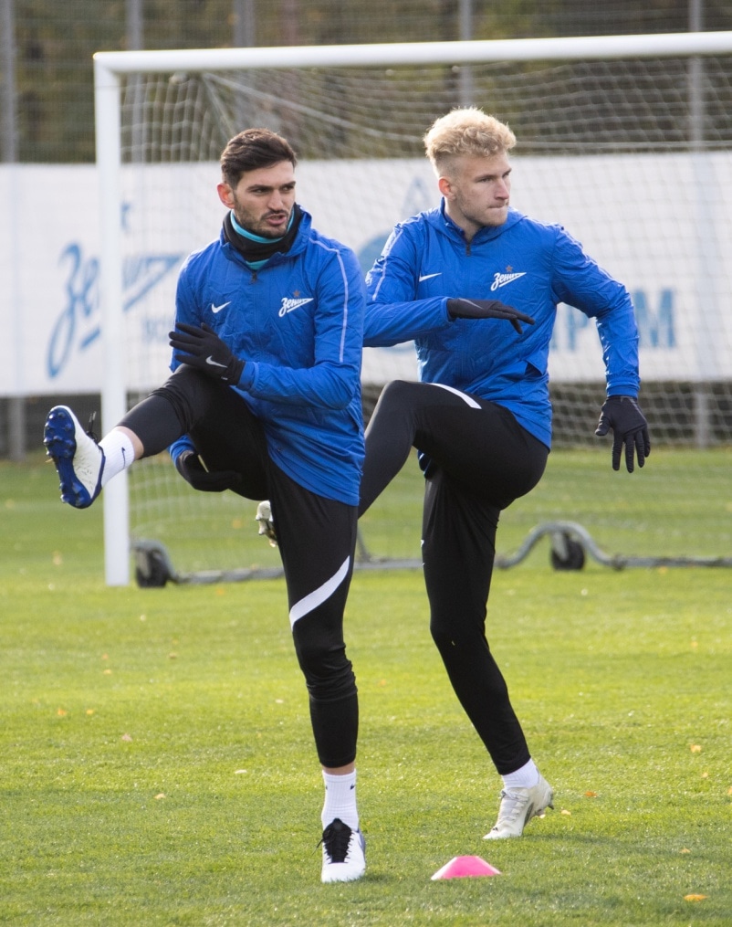 Открытая тренировка «Зенита» перед матчем с «Брюгге»