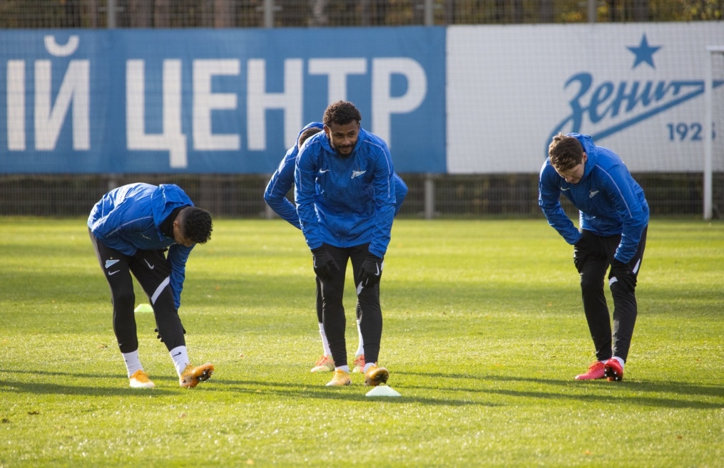 Открытая тренировка «Зенита» перед матчем с «Брюгге»