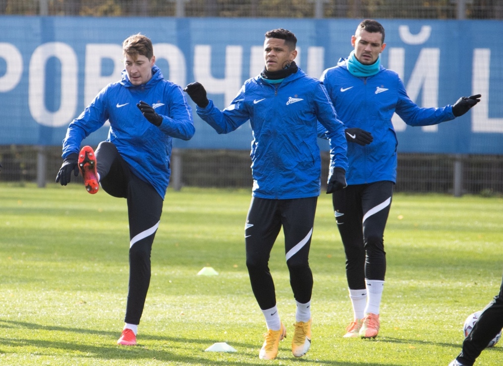 Открытая тренировка «Зенита» перед матчем с «Брюгге»