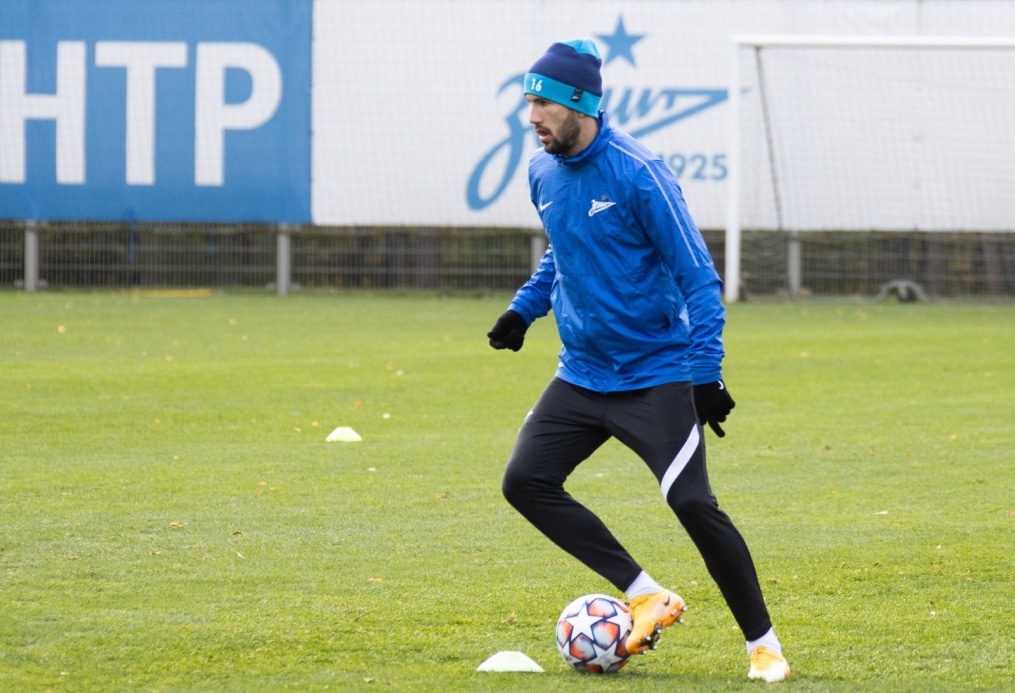 Открытая тренировка «Зенита» перед матчем с «Брюгге»