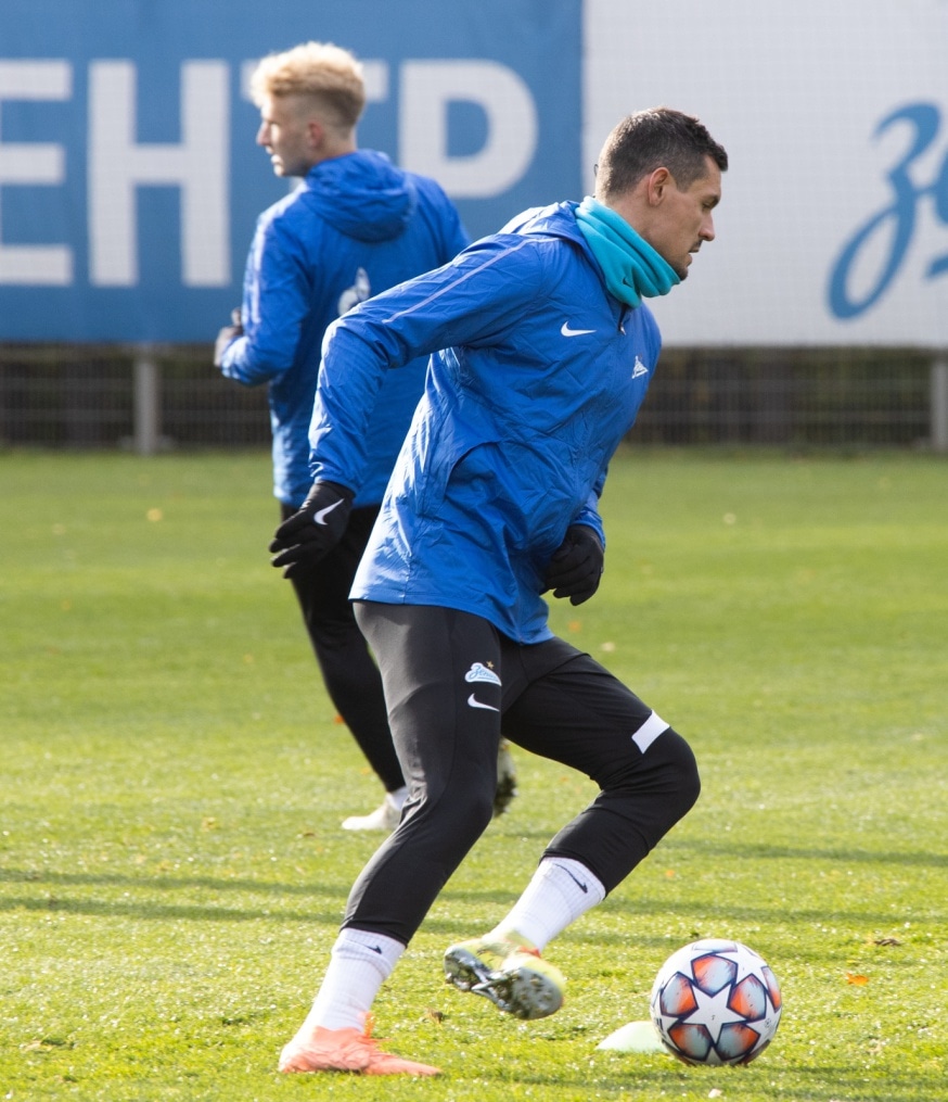 Открытая тренировка «Зенита» перед матчем с «Брюгге»