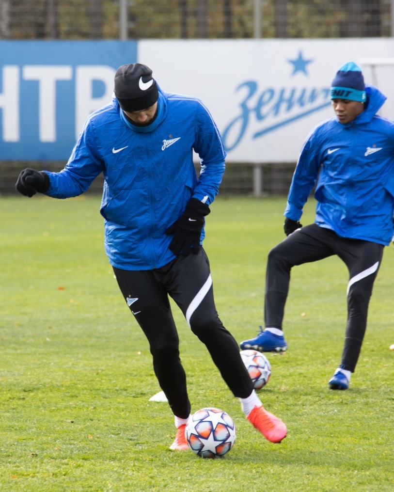 Открытая тренировка «Зенита» перед матчем с «Брюгге»