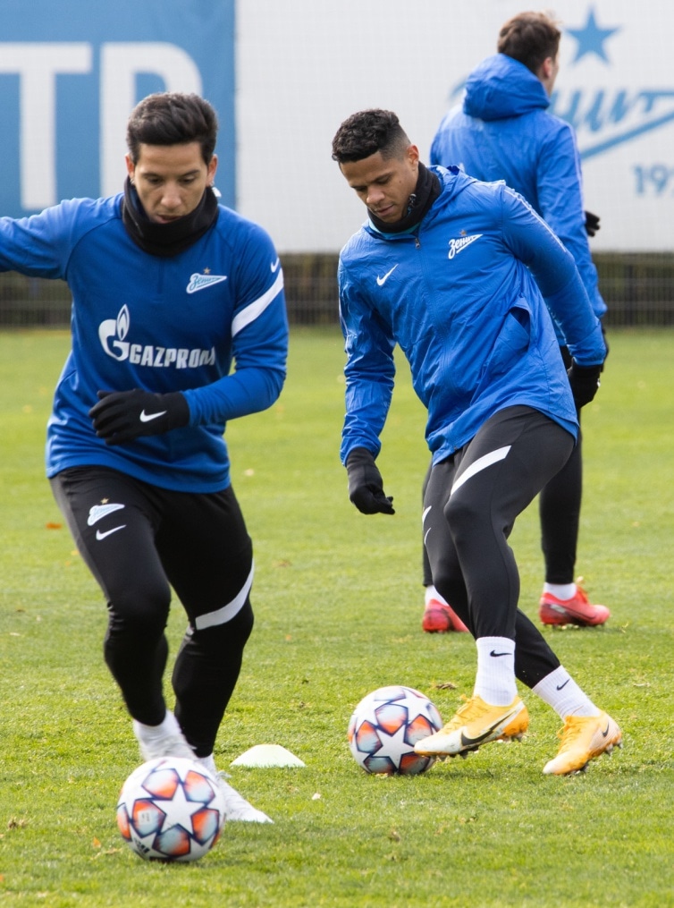Открытая тренировка «Зенита» перед матчем с «Брюгге»
