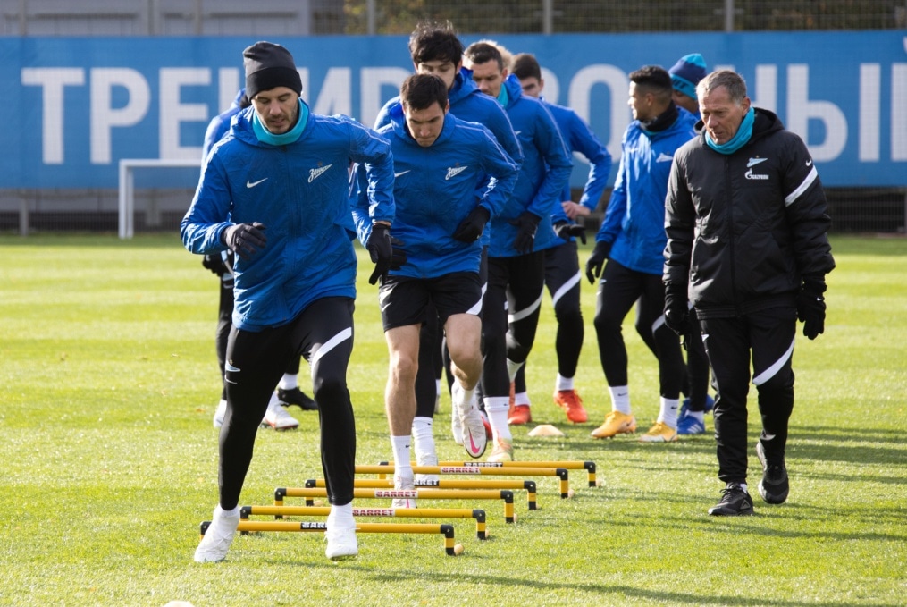 Открытая тренировка «Зенита» перед матчем с «Брюгге»