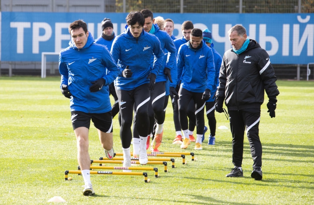 Открытая тренировка «Зенита» перед матчем с «Брюгге»