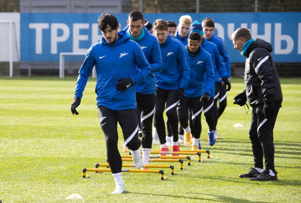 Открытая тренировка «Зенита» перед матчем с «Брюгге»
