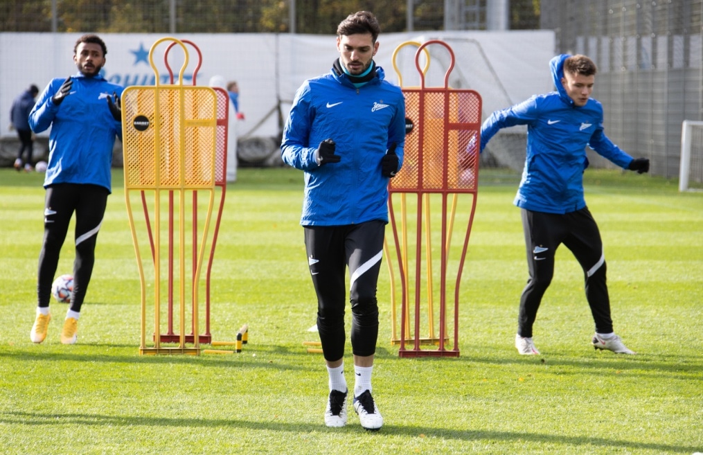 Открытая тренировка «Зенита» перед матчем с «Брюгге»